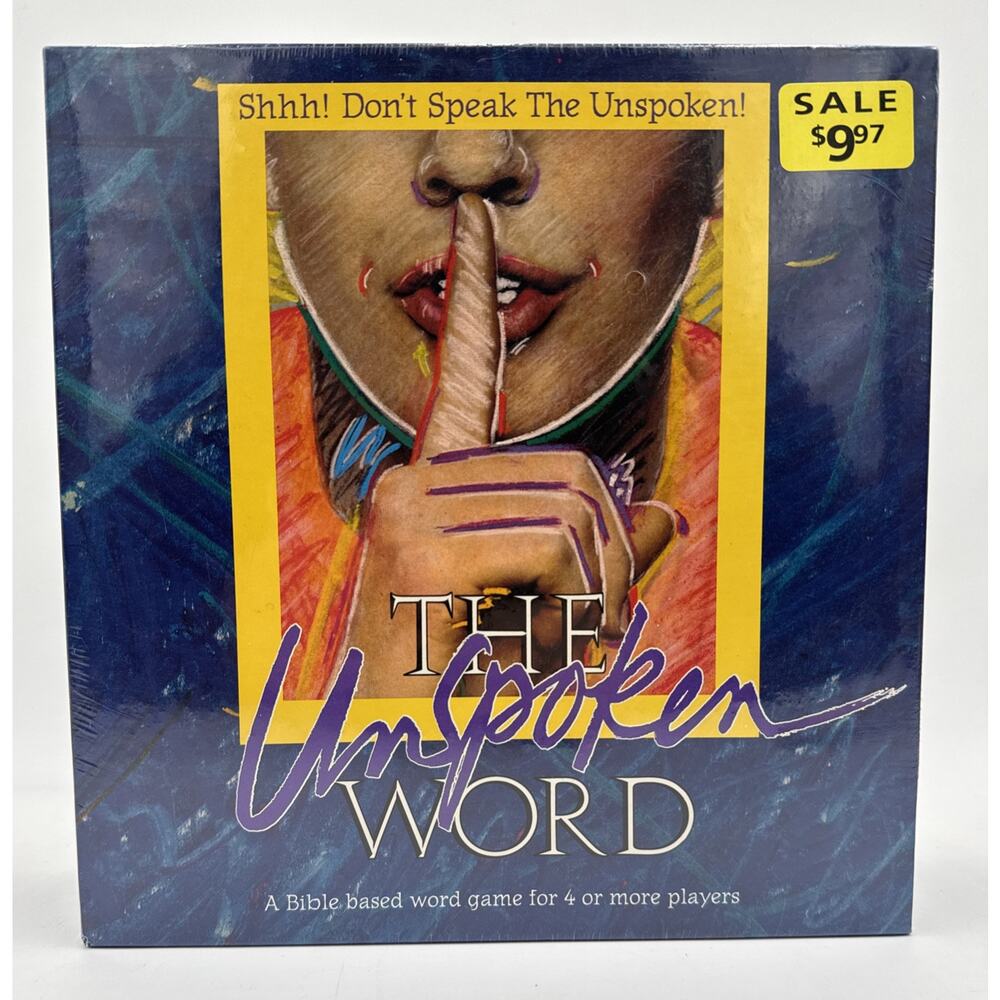 The Unspoken Word - A Bible Based Word Game - Late For The Sky - New